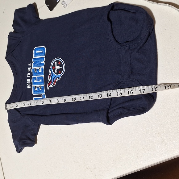 Tennessee Titans Outer Stuff Navy One Piece Bottom Buttons 24 Months - Picture 13 of 14